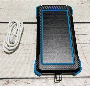 Power Bank 10000 mAh с солнечной панелью, USB кабель в комплекте. 27 фото