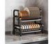 Органайзер для сушіння та зберігання посуду MULTIFUNCTIONAL BOWL RACK 66 фото 3