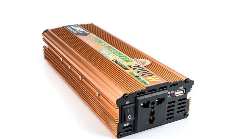 Преобразователь напряжения DC/AC авто инвертор 2000Вт 12-220В SSK-2000W 47 фото