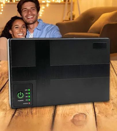 ИБП Мини-UPS 10400 mAh, для роутера, оптики DC1018P 12В/9В/5В, 18Вт, бесперебойное питание роутера 2 фото