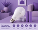 20W Led Bulb 2-АКБ Аварійне освітлення 10 годин 5 фото 3