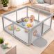 Детский игровой манеж 130&times;130&times;65 см MA710 &bull; Складной безопасный манеж для малышей, игр дома и ограниченного детского пространства 69 фото 2